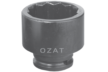 OZAT 9523L 1-7/16"  x 6" Deep Impact Socket #5 Spline Drive 4.5" Bolt Clearance 